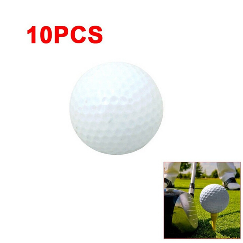 Golf Exercise Equipment - ใหม่10Pcs กอล์ฟลูกกีฬากลางแจ้งสีขาว PU Foam ลูกกอล์ฟในร่มกลางแจ้งฝึกการฝึกอบรมเอดส์ Drop