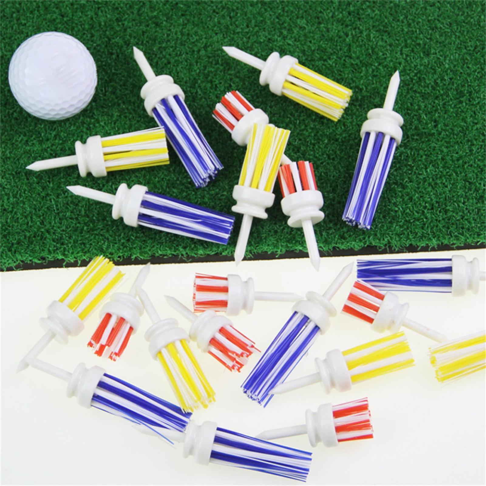 Golf Exercise Equipment - ทีตีกอล์ฟแบบสูง ลดแรงเสียดทาน ช่วยเพิ่มความแม่นยำในการสวิง ทีตีกอล์ฟแบบมีปุ่มยึดลูก สำหรับฝึกซ้อมการตีไกล เหมาะสำหรับผู้ชาย