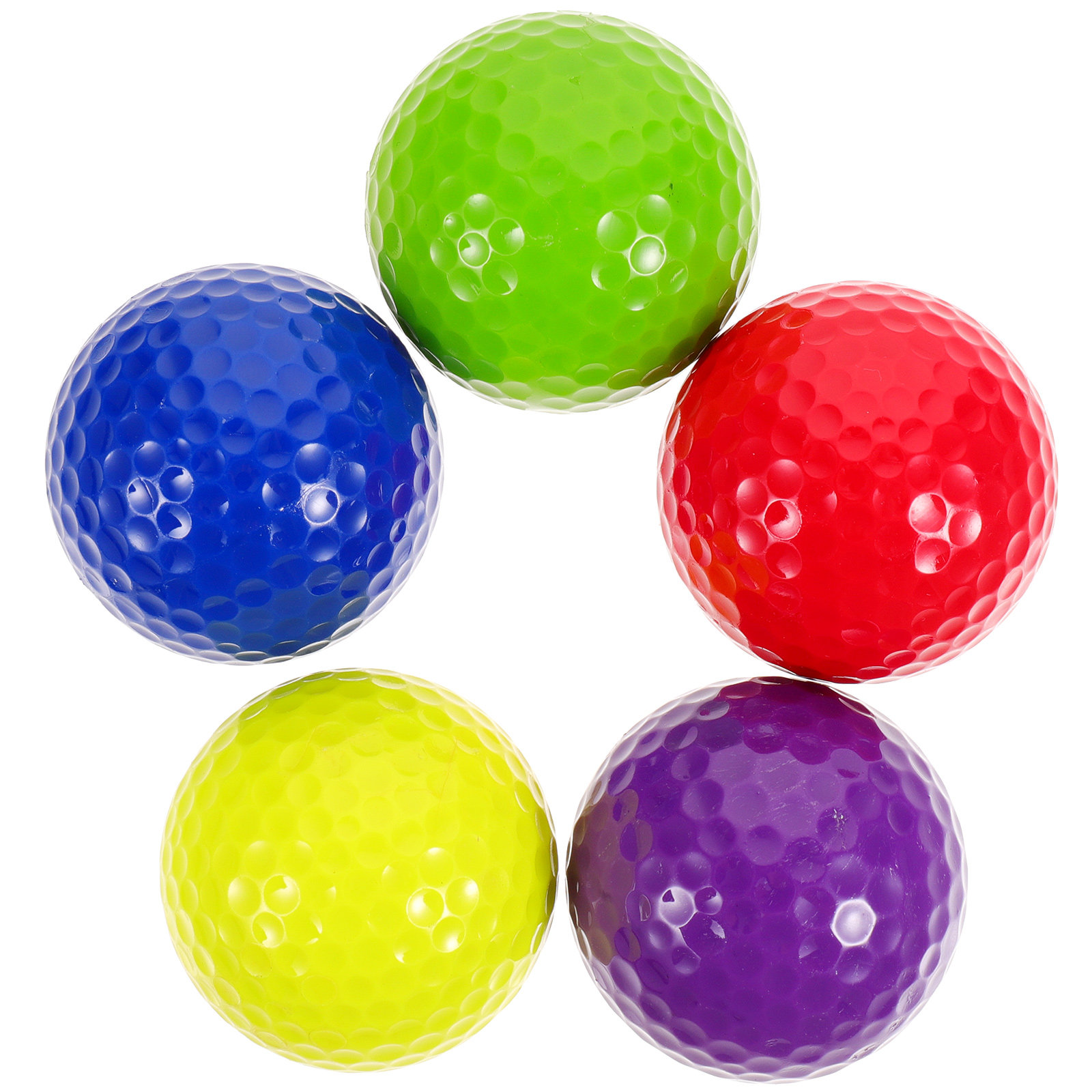 5 ชิ้นลูกกอล์ฟพลาสติกสำหรับฝึก - Golf Exercise Equipment บทวิจารณ์และราคา
