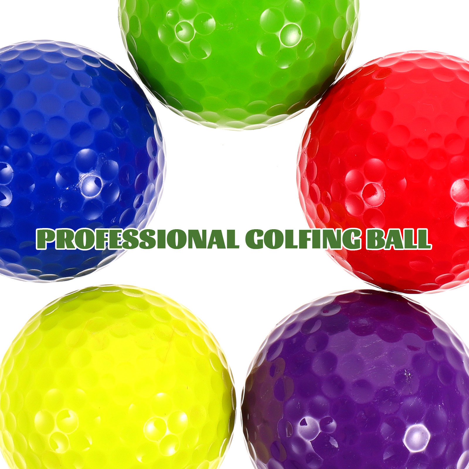 5 ชิ้นลูกกอล์ฟพลาสติกสำหรับฝึก - Golf Exercise Equipment บทวิจารณ์และราคา