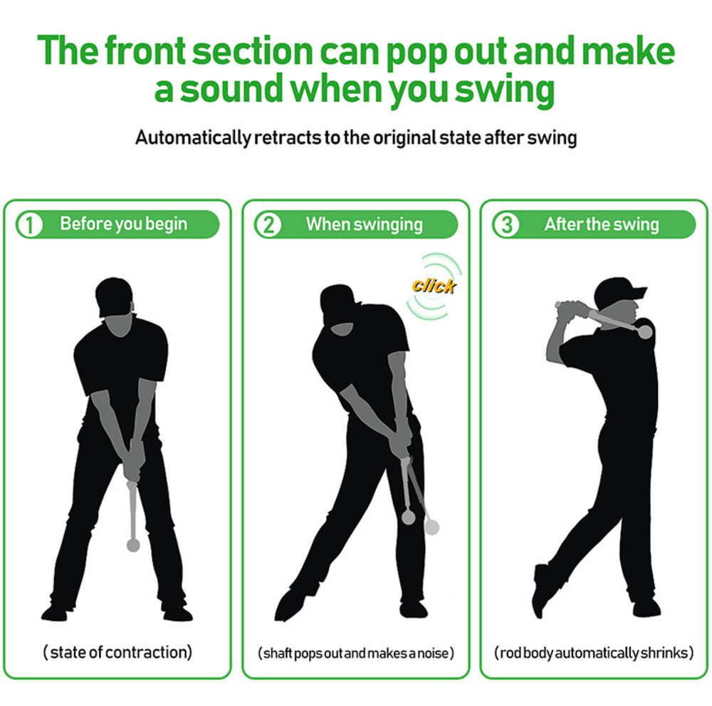อุปกรณ์ฝึกวงสวิงกอล์ฟแบบยืดหดไ - Golf Exercise Equipment บทวิจารณ์และราคา