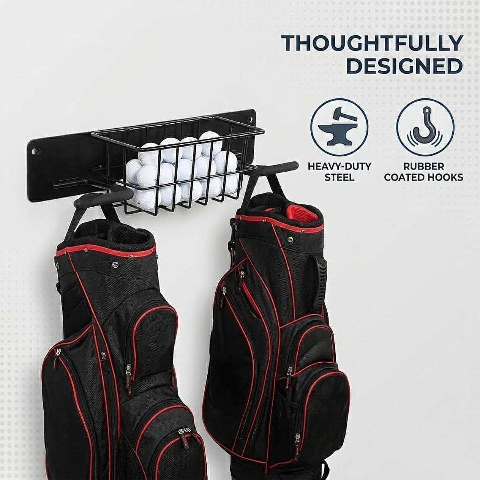 ที่จัดเก็บอุปกรณ์กีฬาแบบติดผนั - Golf Equipment Organizer For Garage บทวิจารณ์และราคา