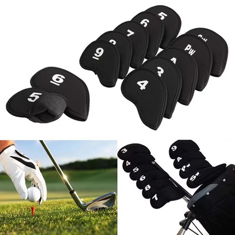 10 ชิ้นแบบพกพากอล์ฟคลับหัวเหล็ - Golf Equipment Kit บทวิจารณ์และราคา