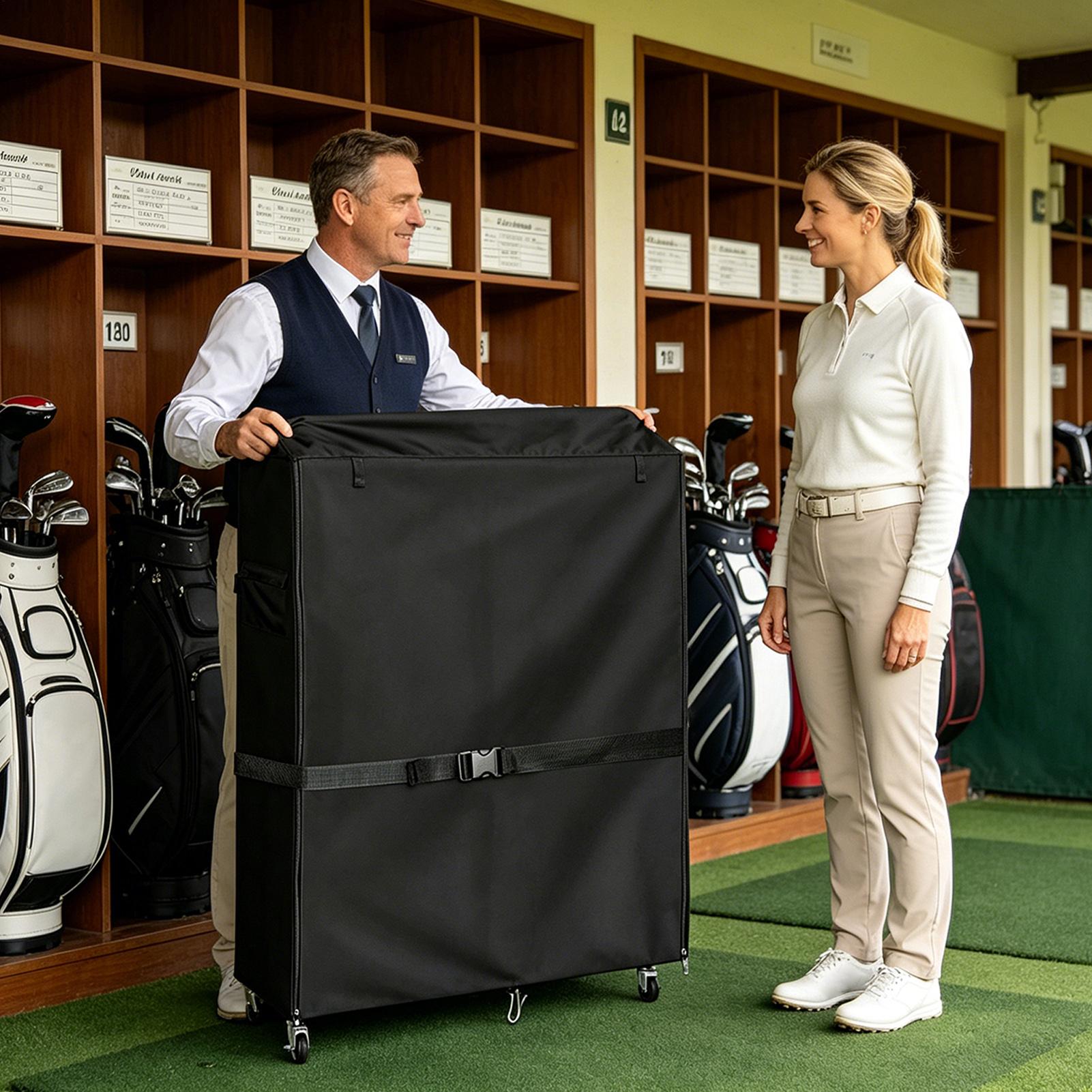 ผ้าคลุมกันฝุ่นสำหรับชั้นวางอุป - Golf Equipment Organizer For Garage บทวิจารณ์และราคา